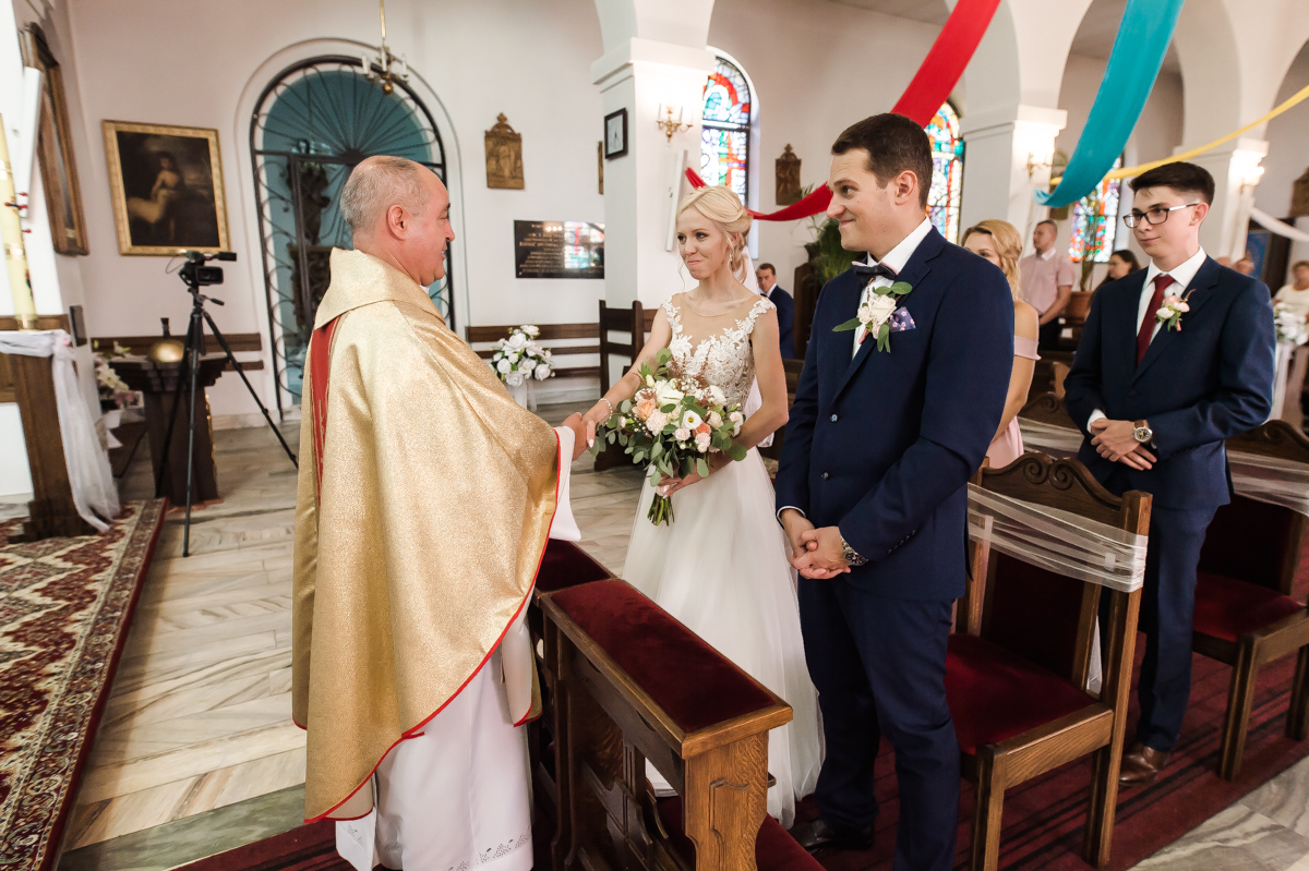 Uroczystość ślubna w Zgierzu